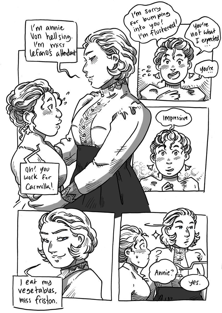 I look forward to drawing this idiot failing to outrun gay thoughts for Carmilla and company. 