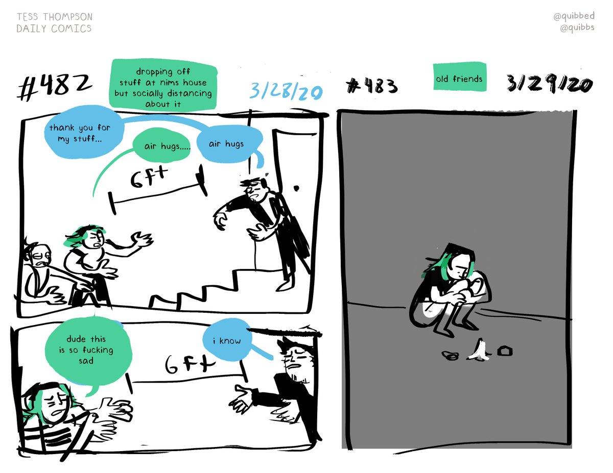 DAILY COMICS......that i make every day. things are crazy. happy april!
here's where you can read all of them:
https://t.co/DIKidban1n