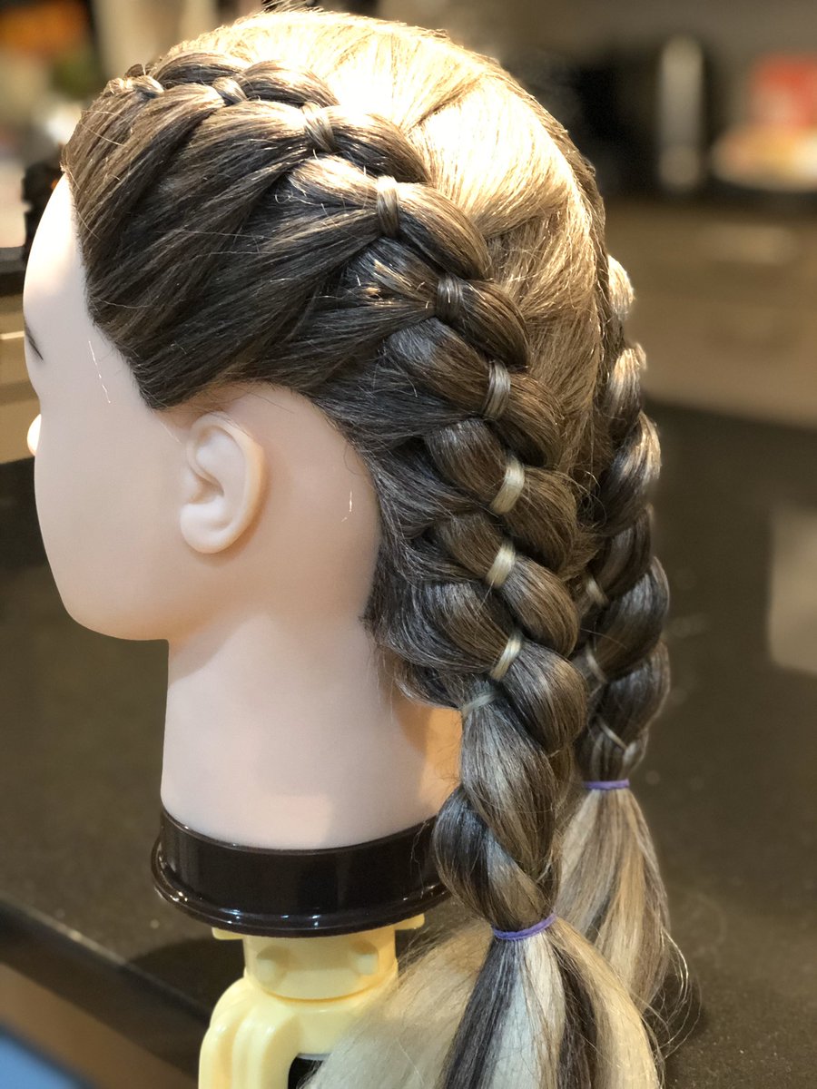 We mastered a 4 strand plait today 🙌