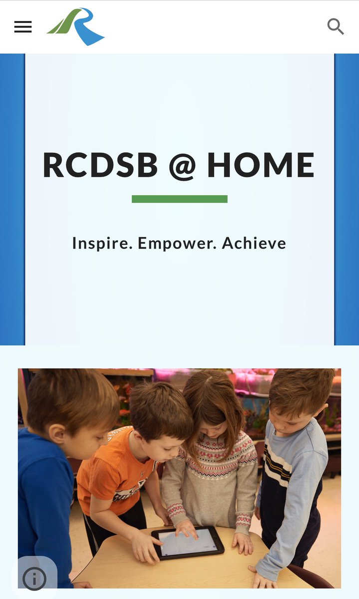 Buffone_Pino's tweet photo. Despite the challenges the current pandemic has created for us all, on the tenth and final day of school closures @RCDSB, I am excited to share the release of our online learning platform, RCDSB@HOME, available at https://t.co/8FDPQtdMvO.👇🏻🤓👇🏻 https://t.co/ne8Ld09DpU