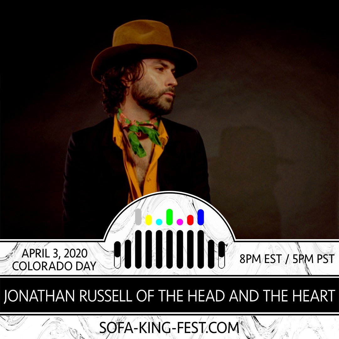 headandtheheart's tweet photo. Going live with @SofaKingFest TONIGHT at 5pm PT/8pm ET to play some songs for you all. We'll be sending all donations made during my set to go to MusiCares Relief Fund which directly aids our peers in the music industry who have been affected ♥️ -Jon https://t.co/WkkwLeZi9m https://t.co/xP8AlJ2L8M