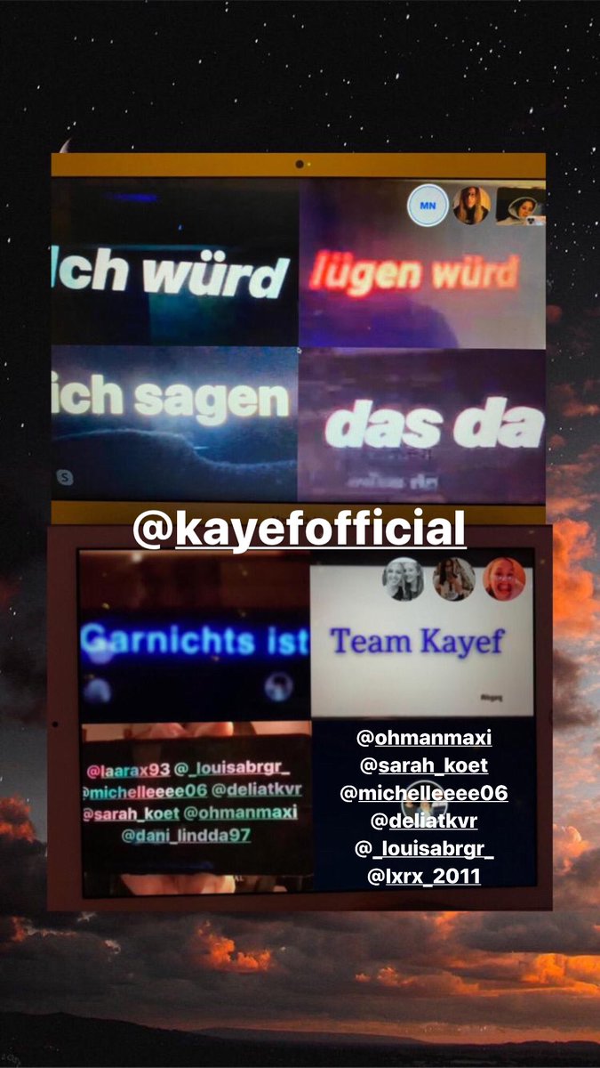 dani_lindda97's tweet photo. Die nächste Skype Konferenz mit der #klogang 🧻
@kayefofficial
@Laarax93 @louisathesen @Maxi_Neuer @michelleeeee9 @deliathesen @sarey_fichtner https://t.co/IK70mBa4Ap