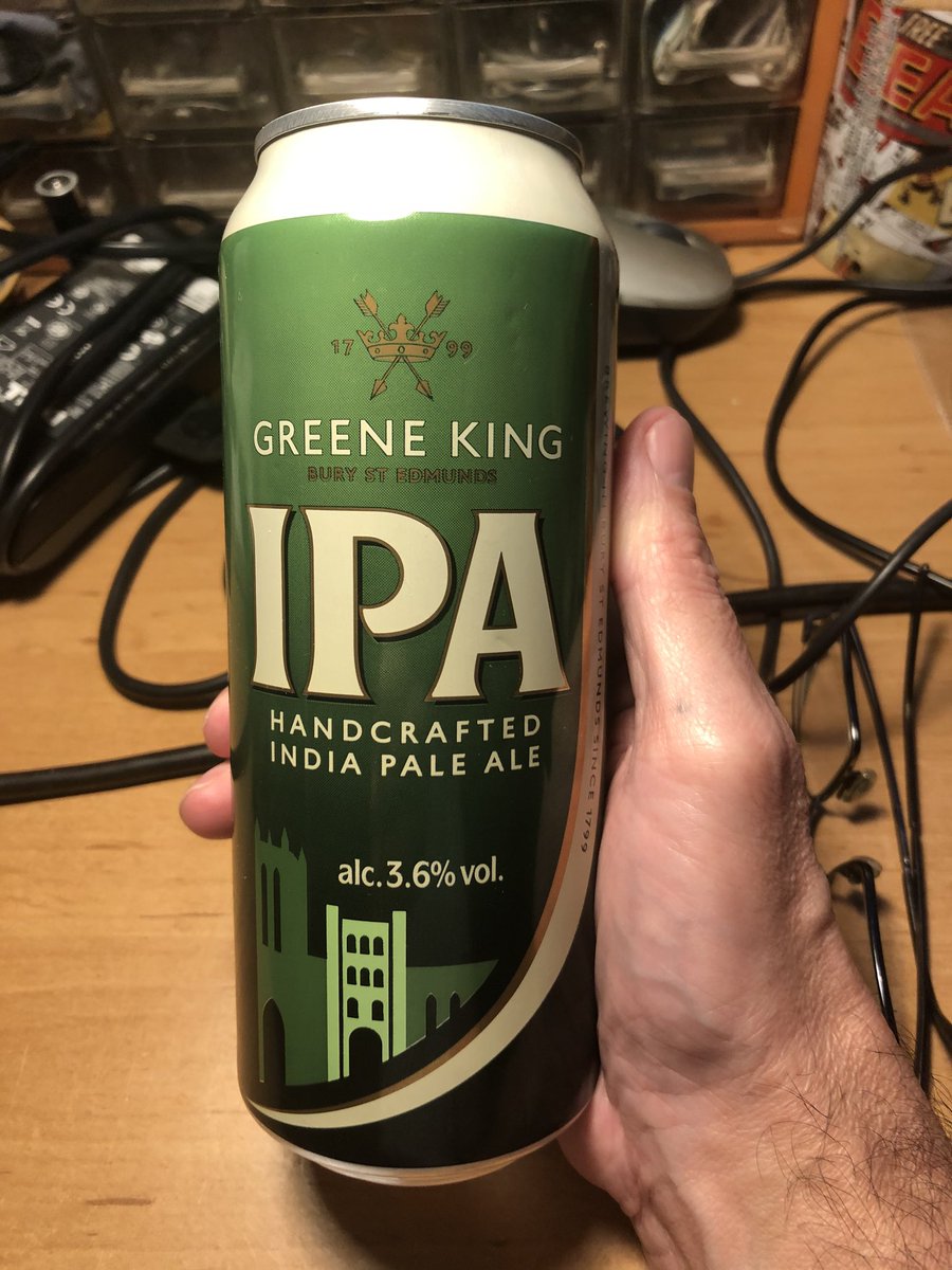 arrowgroup's tweet image. Grabbed a can of ale out of the cupboard, went down very nicely. Looked at the expiry date at the bottom...oh dear 😬