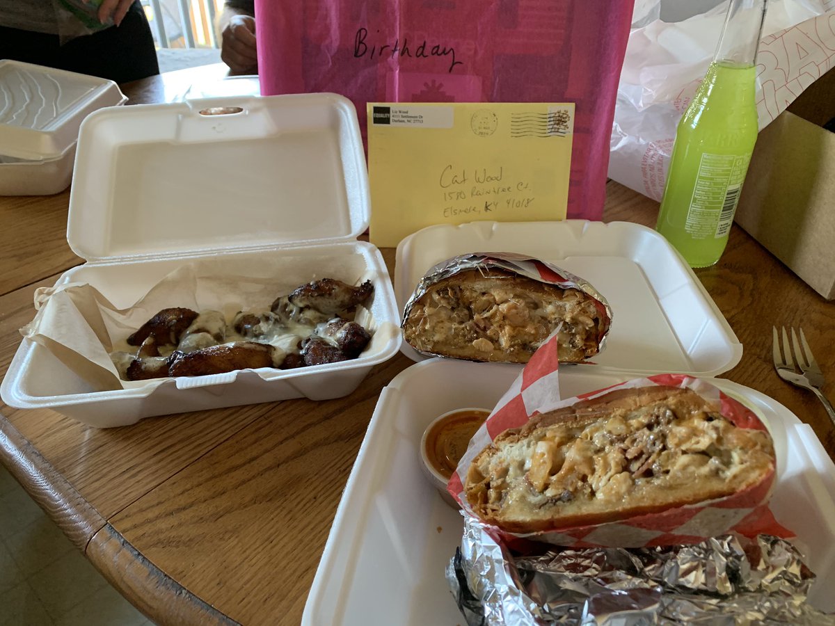 forensicscat's tweet photo. Enjoying my 23rd birthday at home with food from La Torta Loca in Florence, KY #TeamKentucky #HealthyAtHome https://t.co/WVgcXC2vYu