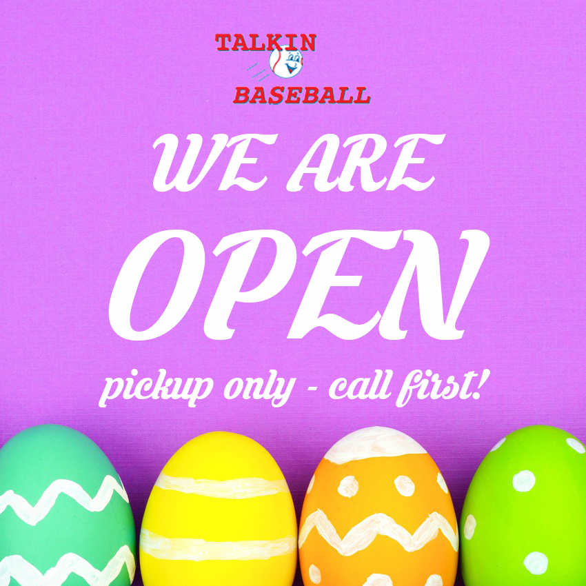 TalkinBaseball's tweet photo. We are offering curbside pickup as well as storefront pickup. Call us at (925) 743 - 9922 to place an order. We accept credit cards via phone as well as cash upon arrival. If you prefer Paypal, that works too! Once you arrive, please call us back and tell us where you are parked! https://t.co/nesCqtUobH