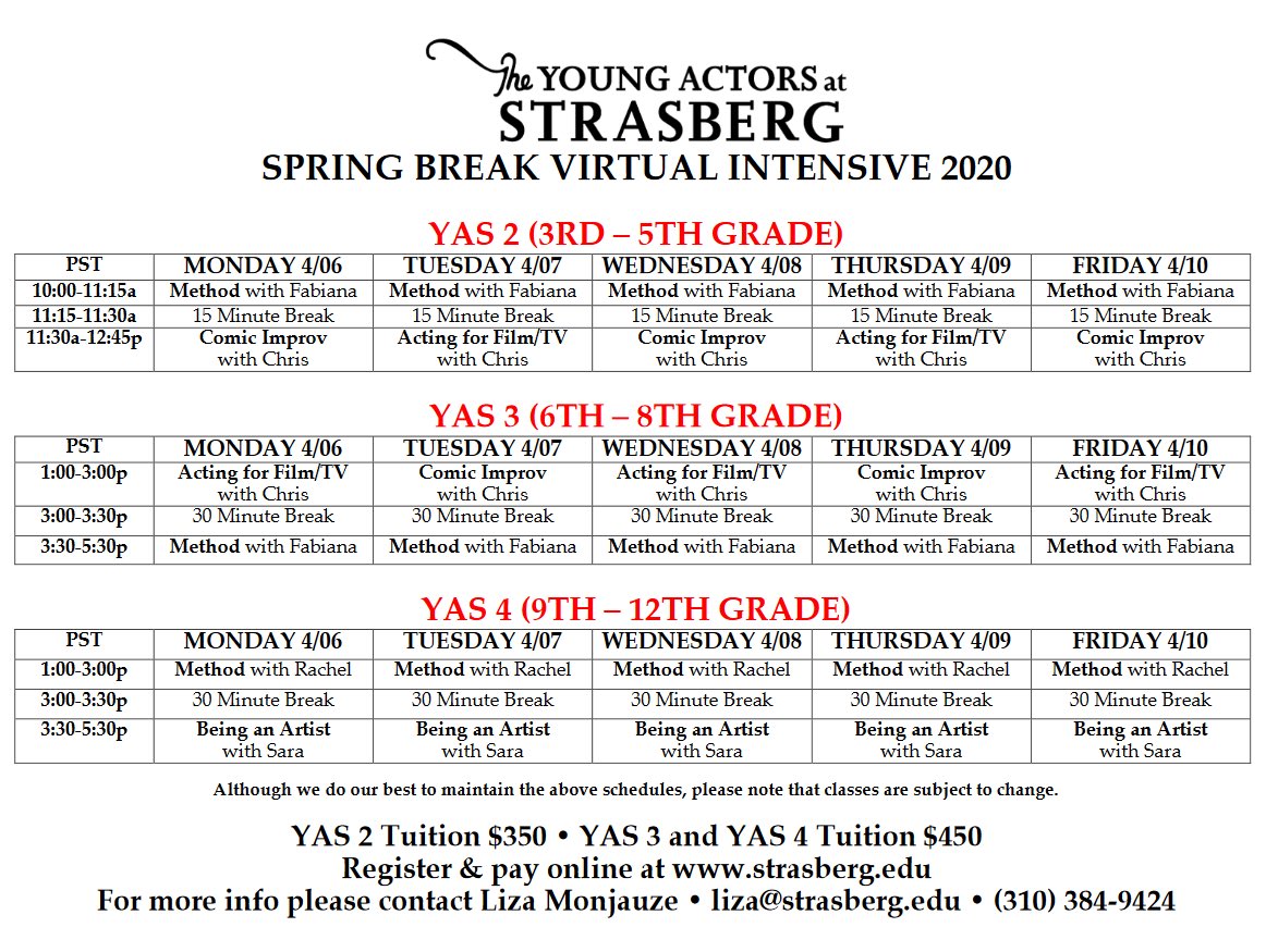 The Lee Strasberg Theatre & Film Institute LA tweet media