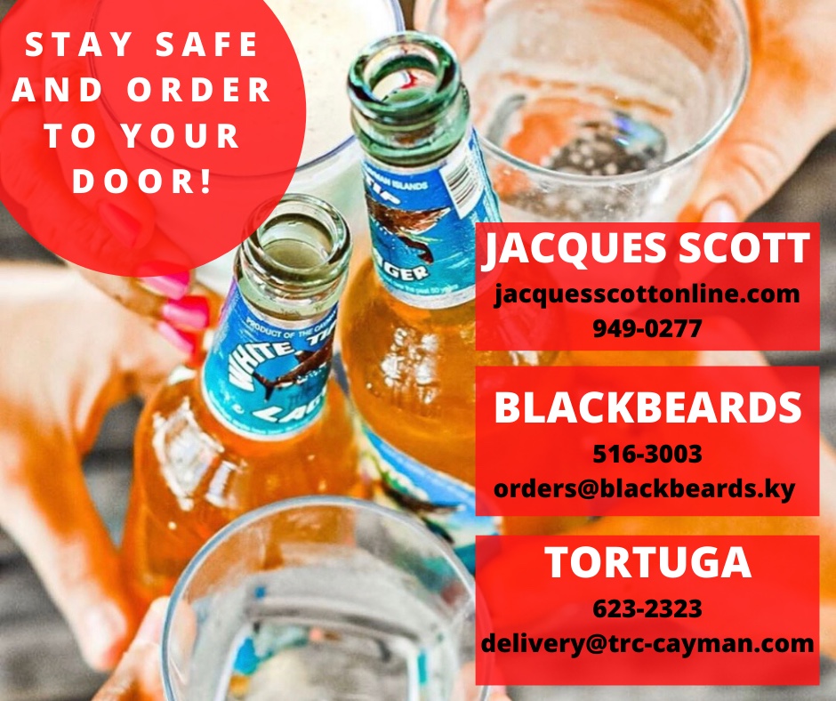 Caybrew1's tweet photo. While we are closed to help limit workers out in the community, we want to thank the following for their delivery services &amp; supplying our beers across Cayman 🍻 
🍺 @jacquesscottcayman 
🍺 @blackbeardsliquors 
🍺 @tortugafinewineandspirits #345Strong #StayHomeCayman https://t.co/9YvpWqWKQ2