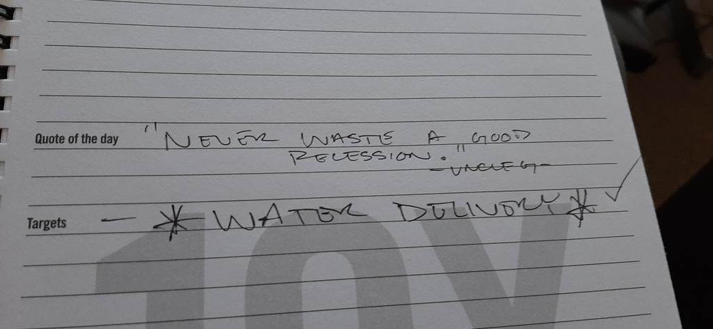 Never waste a good recession. @GrantCardone https://t.co/OFojmE7fuh