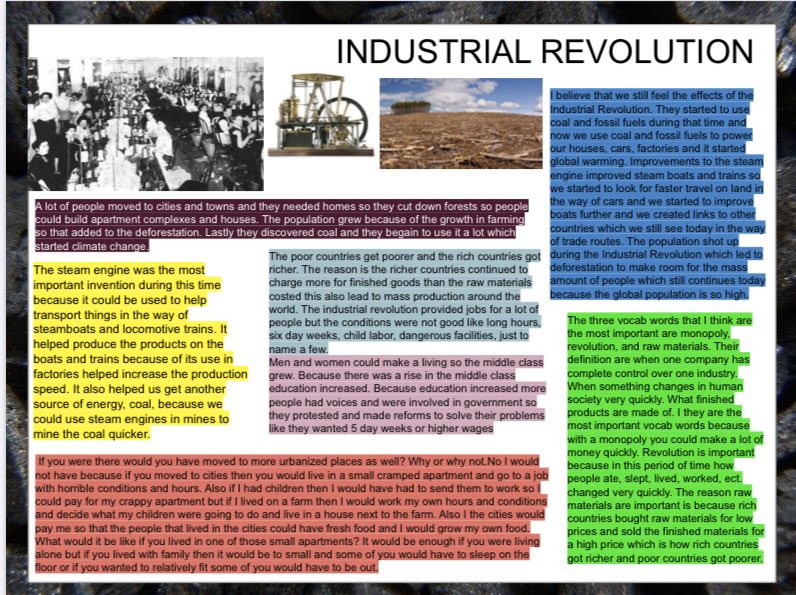 msrushertweets's tweet photo. Super proud of these awesome AVID one-pagers from my students! #imissmystudents @SummitMS_AVID @spmeagles https://t.co/bo1dQQ3jZ5