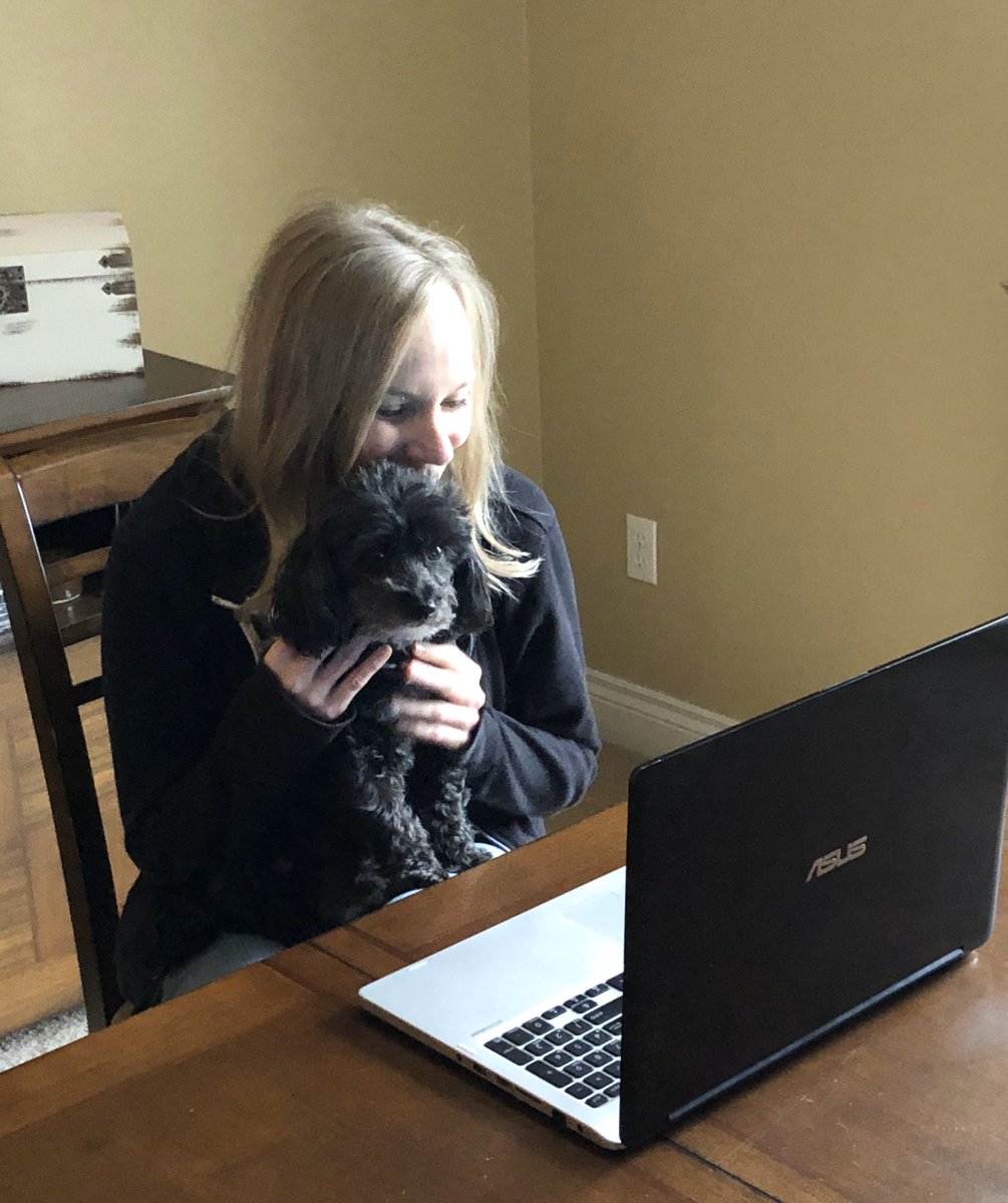 mrsfosterknms's tweet photo. Zoomed with all my classes today for a #FurryFriendsFriday show and tell. Truman and I got to meet lots of cute pets including dogs, cats, goats, birds, guinea pigs, and one chicken! ππΆππ¦π #KNPantherPride #VirtualSpiritWeek #VirtualPanthers https://t.co/nFTtZj6a3J