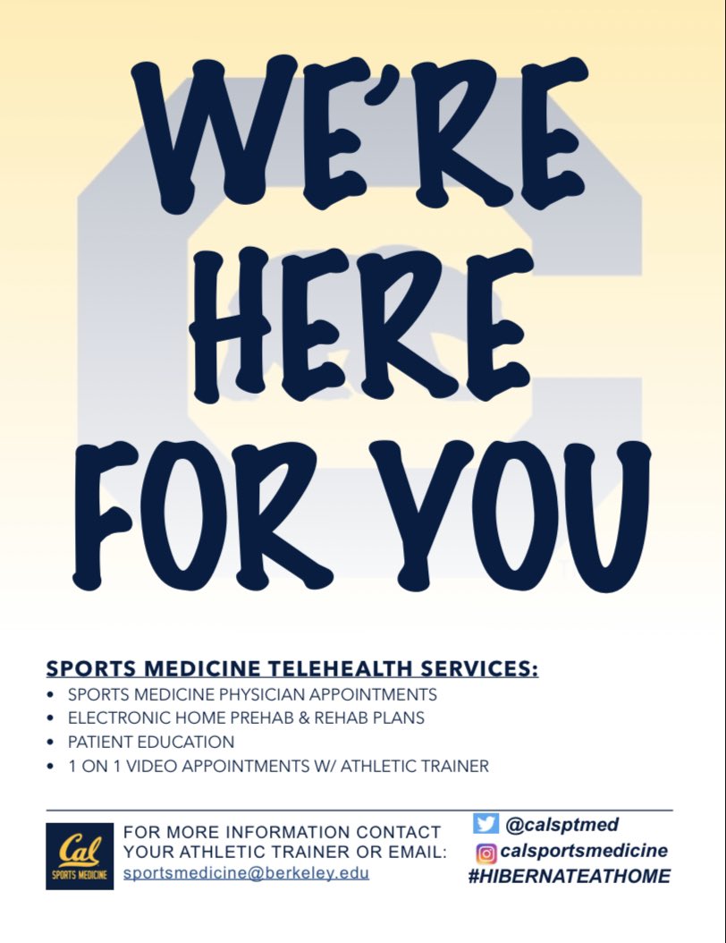Cal Sports Medicine tweet media