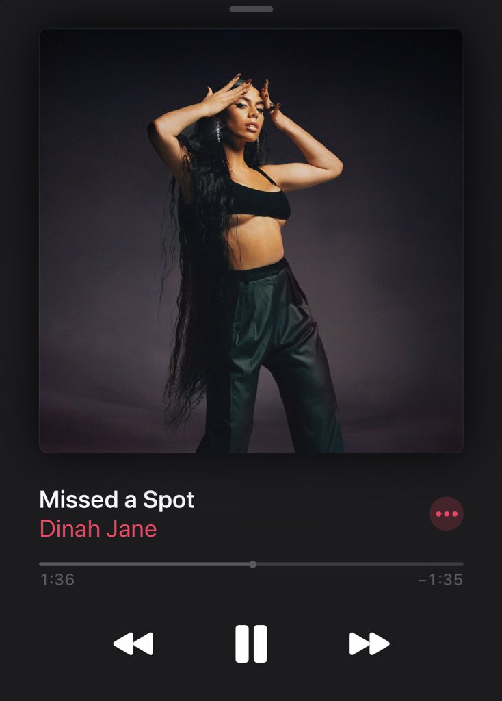 DinahNewsJane's tweet photo. Where are you streaming? 
@spotify or @AppleMusic.
Send  in your screenshots streaming.
#StreamMissedASpot https://t.co/MdKxrzRy9l