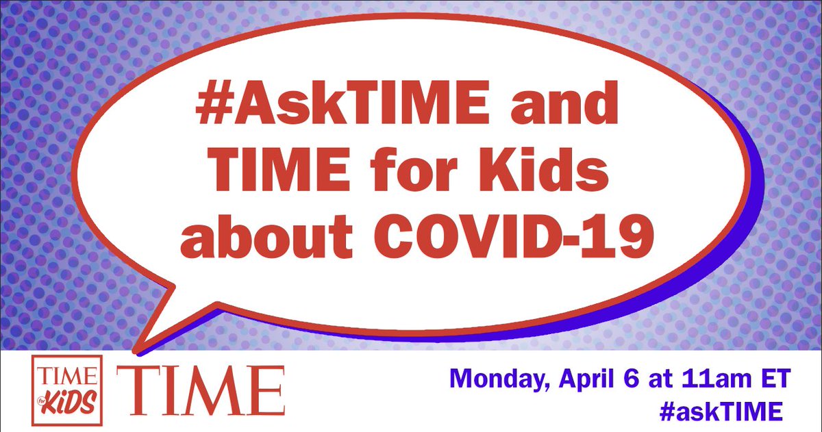 timeforkids's tweet image. TIME for Kids and @TIME are teaming up to host a Q&amp;amp;A with Dr. Barbot (@NYCHealthCommr) to answer questions from parents, teachers, and kids about #COVID19.

Tweet your questions using #askTIME.