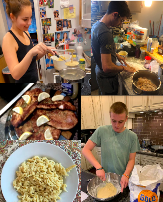 SLHSspartans's tweet image. Hello Spartan Nation! Even though we have moved to a virtual classroom setting it was still German Foods week in MultiCultural Foods. These Spartans followed Mrs. Wall&apos;s tutorial videos and made schnitzel and spaetzle at home!  Excellent work!!! #SLSDproud #SpartanStrong