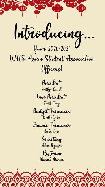 WHS Asian Student Association tweet media