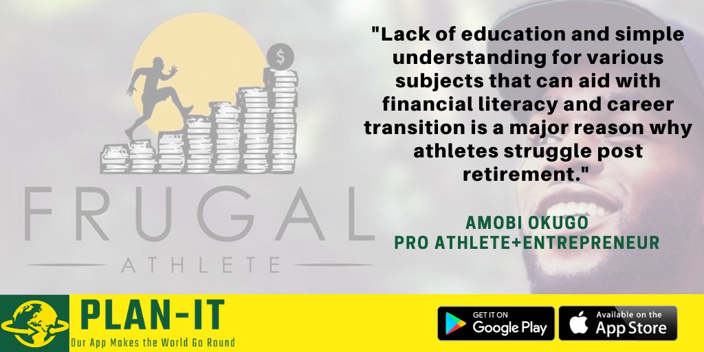 Seedlyng's tweet photo. Why do so many athletes struggle when their career is over? Read @amobisays response and download https://t.co/0sVlXpn4No for even more finance tips from "A Frugal Athlete"!
#financialliteracymonth #financialliteracy #budget #spendtimenotmoney #money #planitbyimar https://t.co/EsqVLO7WQ9