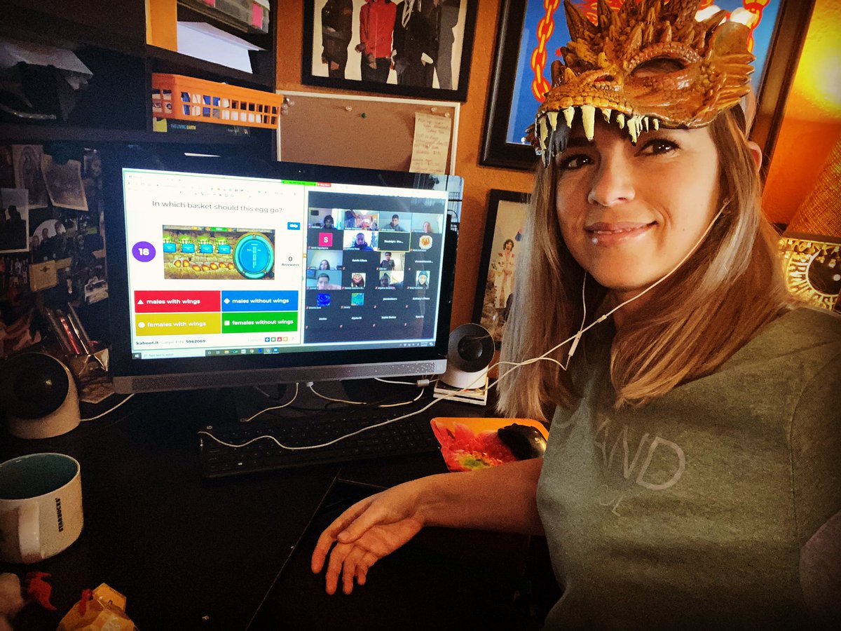 Had a fun Dragon Genetics @zoom_us <a href="/GetKahoot/">Follow @Kahoot</a> Game this morning with students 🧡 Kicking off Spring Break the right way 🐉 <a href="/UplandHS/">Upland High School</a> <a href="/UplandEdTech/">Upland Unified</a> <a href="/UplandUnifiedSD/">Upland Unified School District</a>