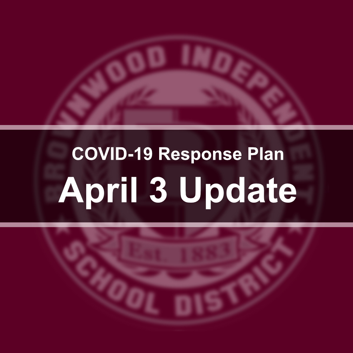 View the April 3 Update to the BISD COVID-19 Response Plan. We are committed to providing the support our families need during these difficult times! ow.ly/w1bk30qv9sc #BwdPride
