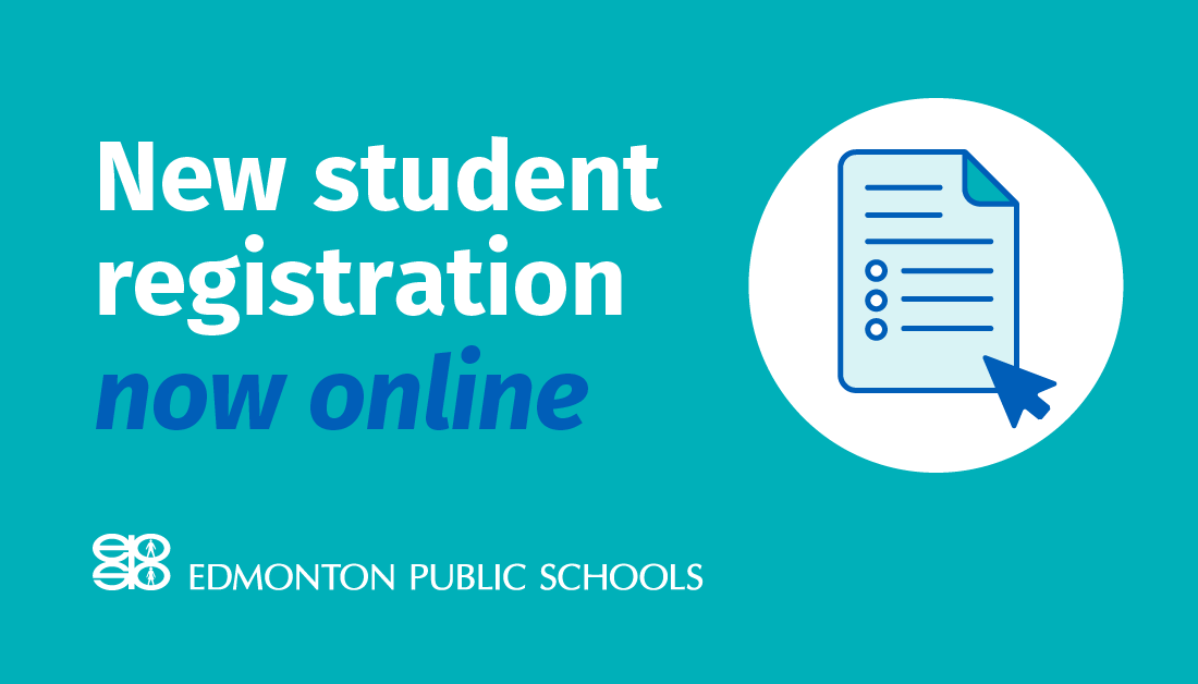 EPSBNews's tweet photo. Registrations for new #EPSB students, including Kindergarten students, are now submitted online as families are not able to drop off completed registrations at schools. Please visit your preferred school’s website by April 15 to register. #yeg https://t.co/Mw8r8VfGmp