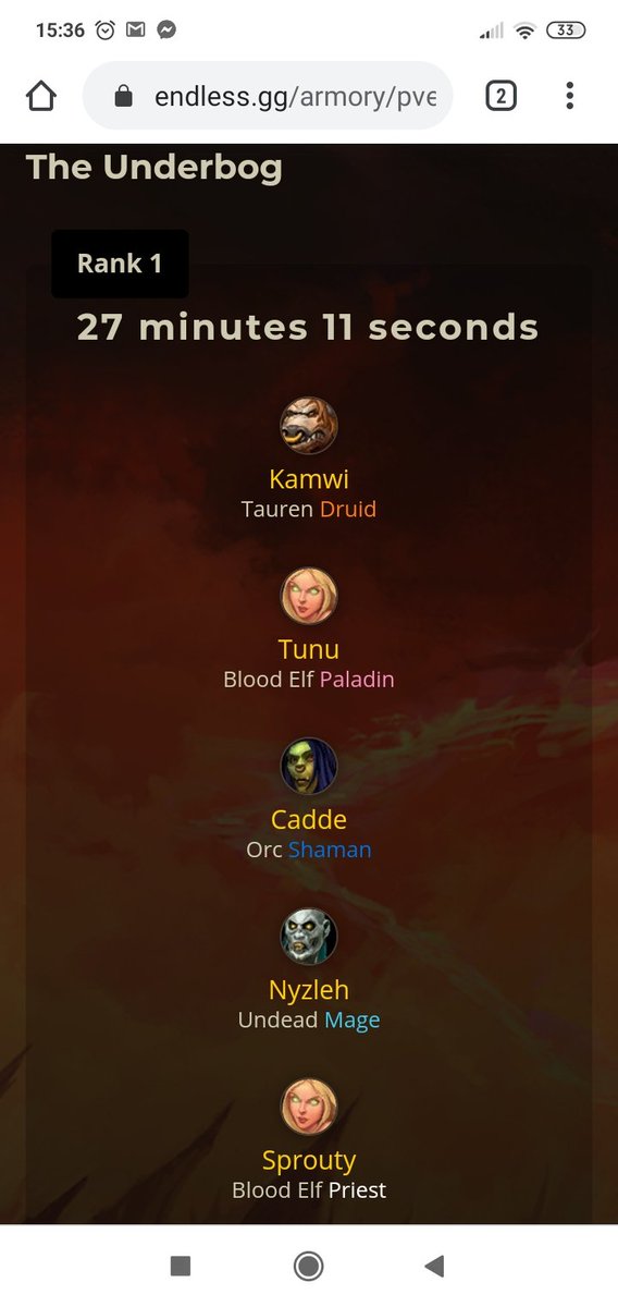 ZnachorT's tweet image. Ale przynajmniej mam najlepszy czas na UB H.
#WoWTBC #Endless