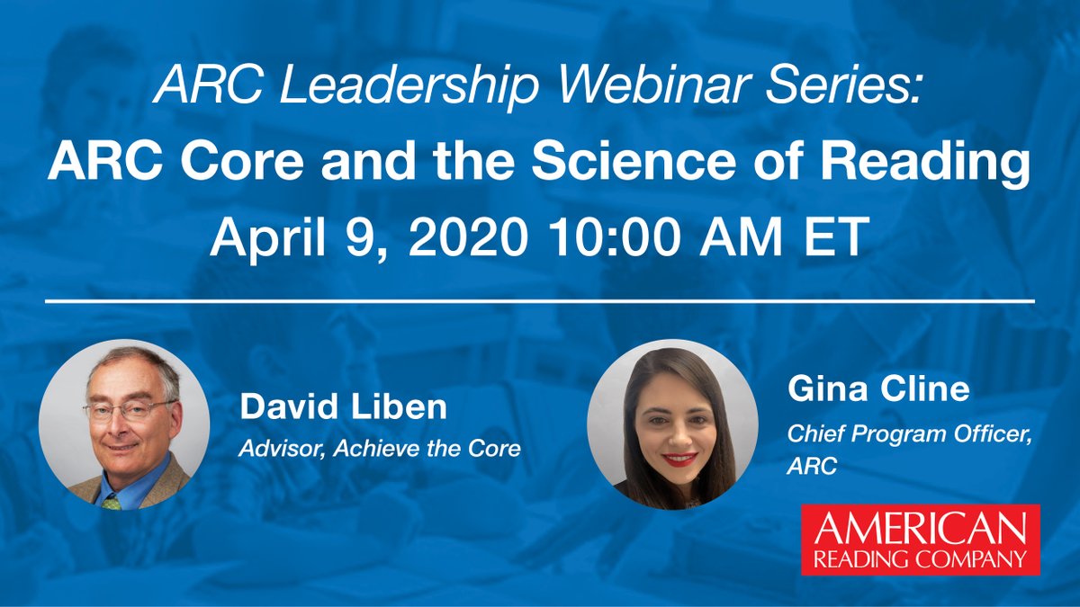 AmericanReading's tweet photo. We're still buzzing over the time we spent last #WebinarWednesday with @LibenDavid !
“I believe the students we need to help the most need a core ELA program.”
#CurriculumMatters
Want more? We're continuing the conversation April 9. Join Us!
https://t.co/Gu5hkgIQTi https://t.co/f9xBNma0mQ