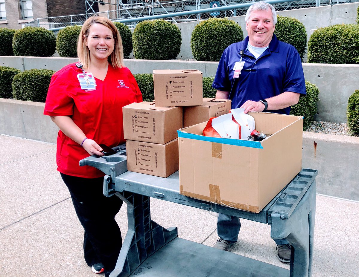 Our friends <a href="/tinkercoffee/">tinker</a> joined forces with us in efforts to donate product to those on the frontline. We dropped off coffee beans, cold brew, steeped coffee packs and lots of kombucha today to @iu_health and will continue to do so. We couldn’t do this without YOU!