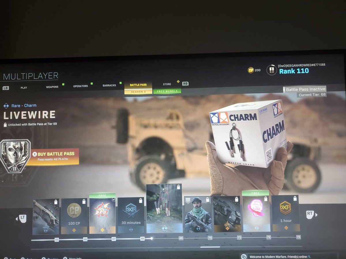Indilovesbrains's tweet photo. Interesting I reset my xbox and my progression came back but now its saying I have to repurchase the season 2 battlepass https://t.co/6GMKMZVCyD