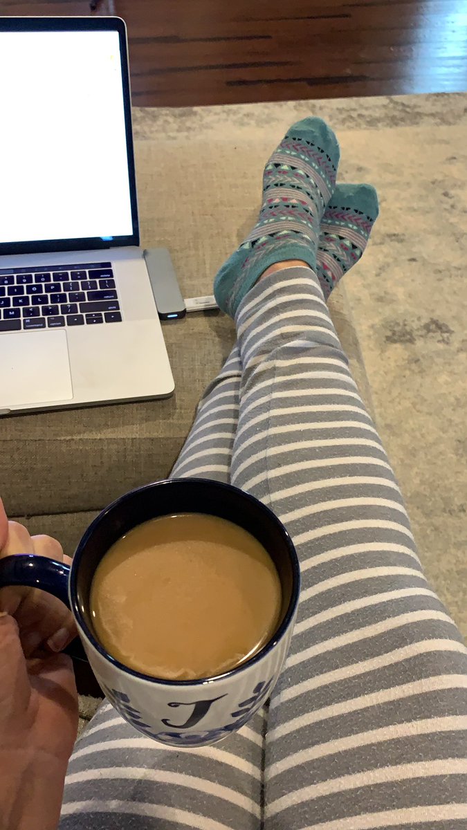 jenndicksonrn's tweet photo. Well we made it to “the weekend” 🤔 Cold weather called for an afternoon coffee, warm pjs and socks. Stay safe, healthy and warm tonight! #GISDAlwaysConnected #GISDFunFriday https://t.co/XwVmOJyYj0