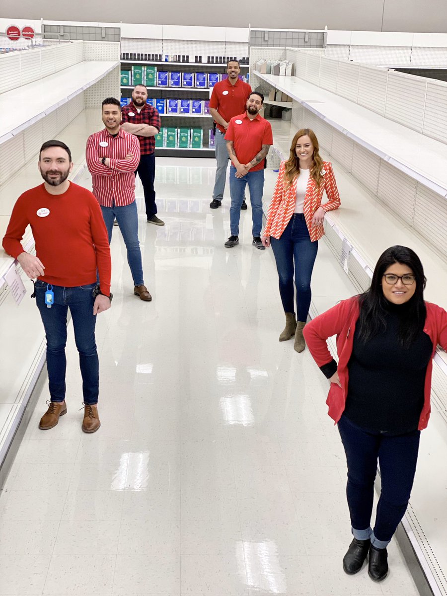 Jerry_Target's tweet photo. Shout out to the Executive team here at T2613 and all the @target teams for their hard work during these times.  #BestTeamInRetail #SocialDistancing  @Targetbrek @MikeQuinn75 @Ingrid4980 @Lauren_Dunc @A_Leigh_ https://t.co/qRYxIz1mb8