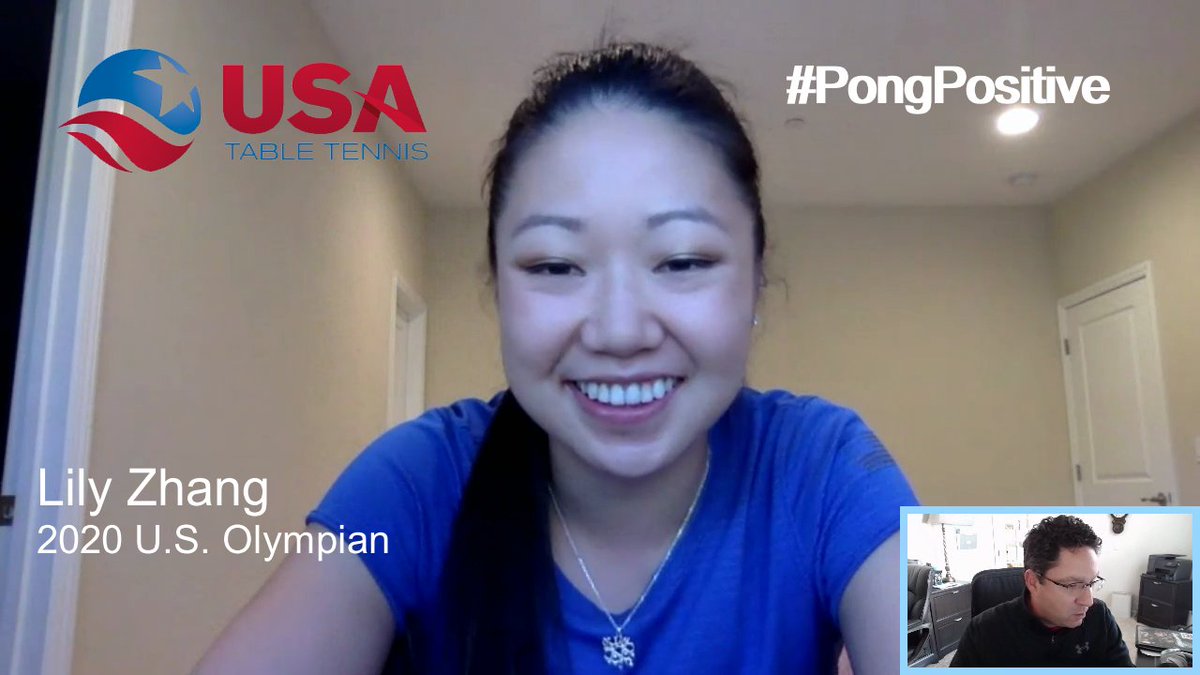 usatabletennis's tweet photo. Don't miss the interview on Monday April 6th featuring @lilyannzhang! Don't miss it! #Pongpositive https://t.co/rNWYV71gLp