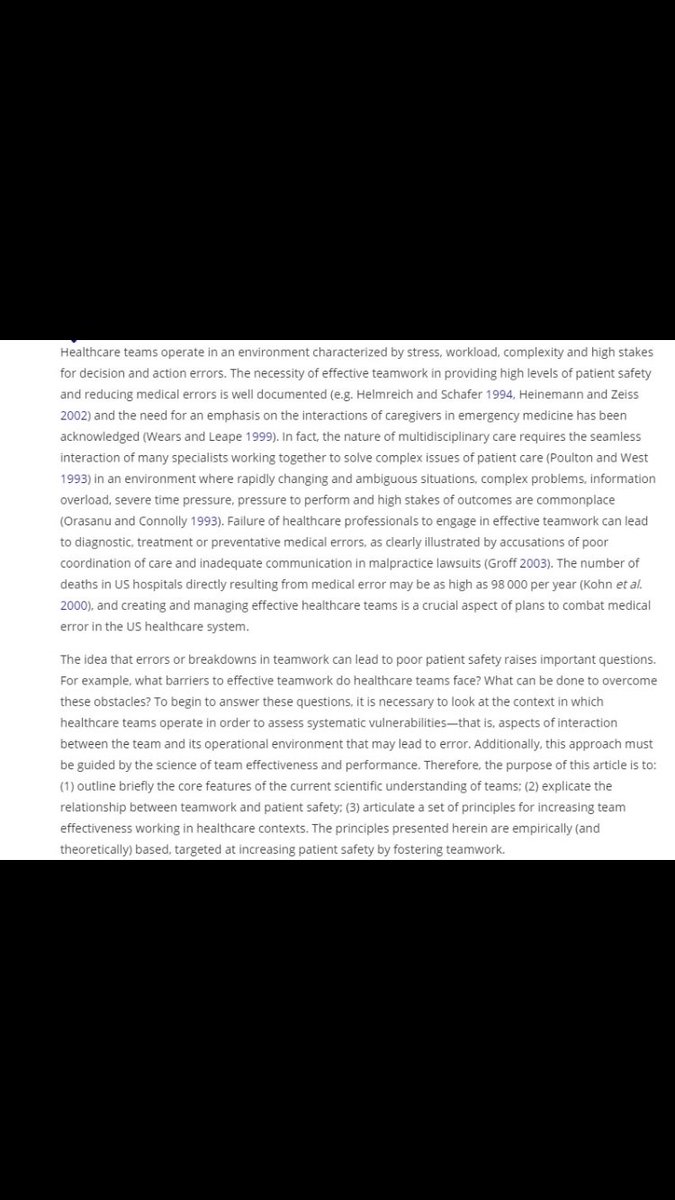 OLEARNHealth's tweet photo. This 2009 study on teamwork in the Emergency Room during crisis management supports the theory that organizational learning provides a framework for hospital units during dynamic situations. #healthcare #organizationallearning https://t.co/22kXJ1Zt4O