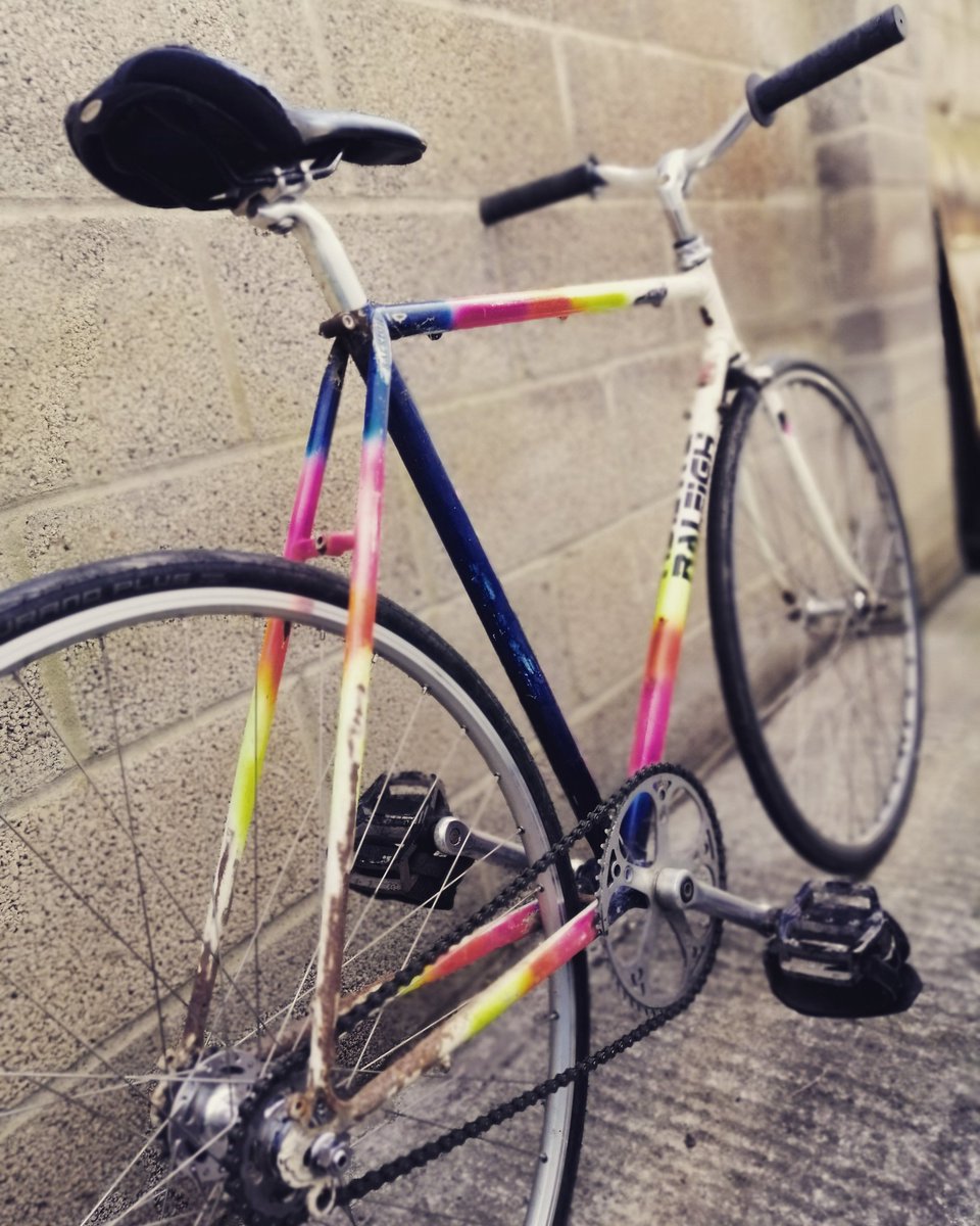 I think my rat bike is finished. #fixedgear #fixie #fixed #fixedlove #fixiestyle #fixieporn #fixiefamous 
amzn.to/2JAT0db