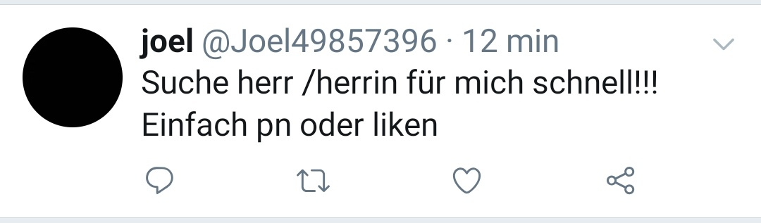 Er sucht meldet euch schnell <a href="/Joel49857396/">Master44</a>