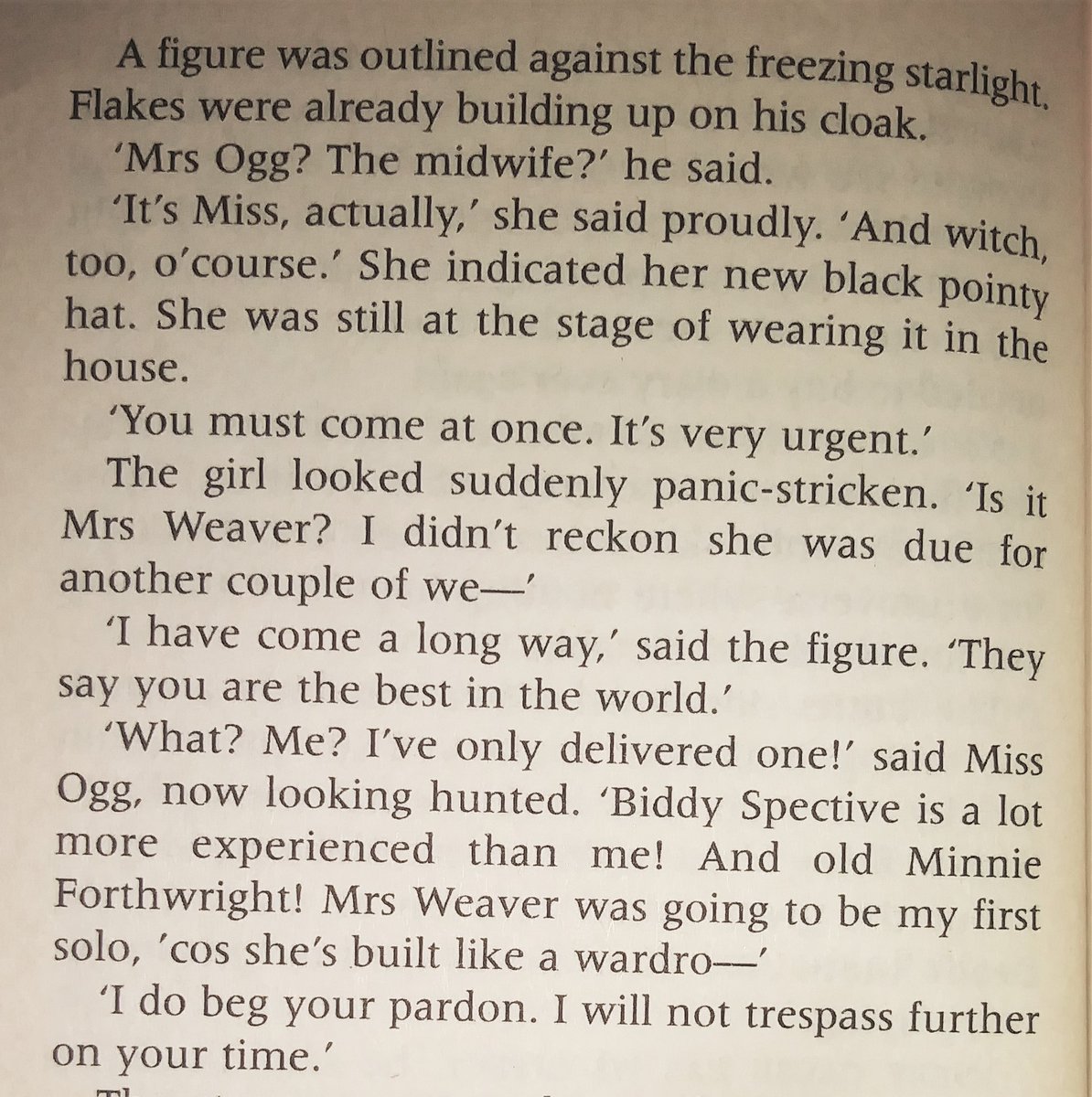 Someone is building a glass clock and they're about to shatter time. Again.Ok, 3 tweets - not too dreadful but there's a ton that doesn't cover. Wen the Eternally Surprised for starters AND Nanny Ogg's exceptional guest spot for example. #ThiefOfTime  #OokClub