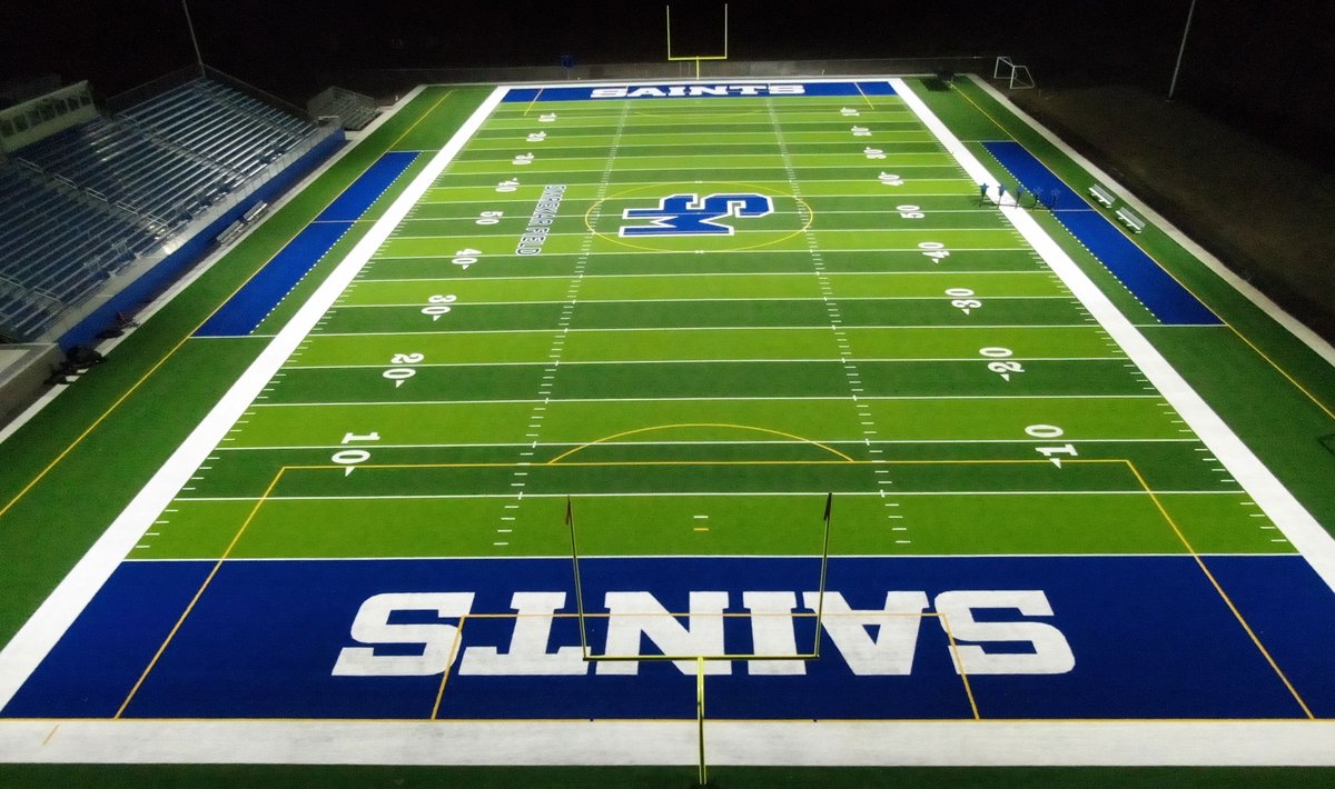 FRIDAY NIGHT LIGHTS! Tonight, we will turn on our stadium lights from 7-9:30pm to honor our student-athletes and coaches while their spring sports are suspended indefinitely. PLEASE NOTE: Entering Our Lady of Victory Stadium is NOT allowed at this time. #shinethelight #SMStrong