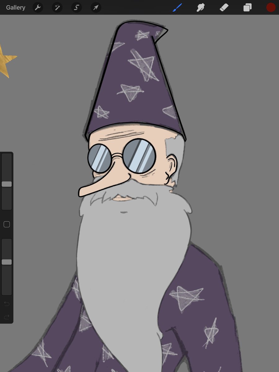 FRiverart's tweet photo. @Mask2433 Hey JJ, this character is the wizard Steve. He is iconic to me and my friends in our dnd games.  He is basically a completely insane wizard who shows up all the time.  If you have the time, a headshot of him in ur style would be really cool. https://t.co/1oGyxzz6Wq