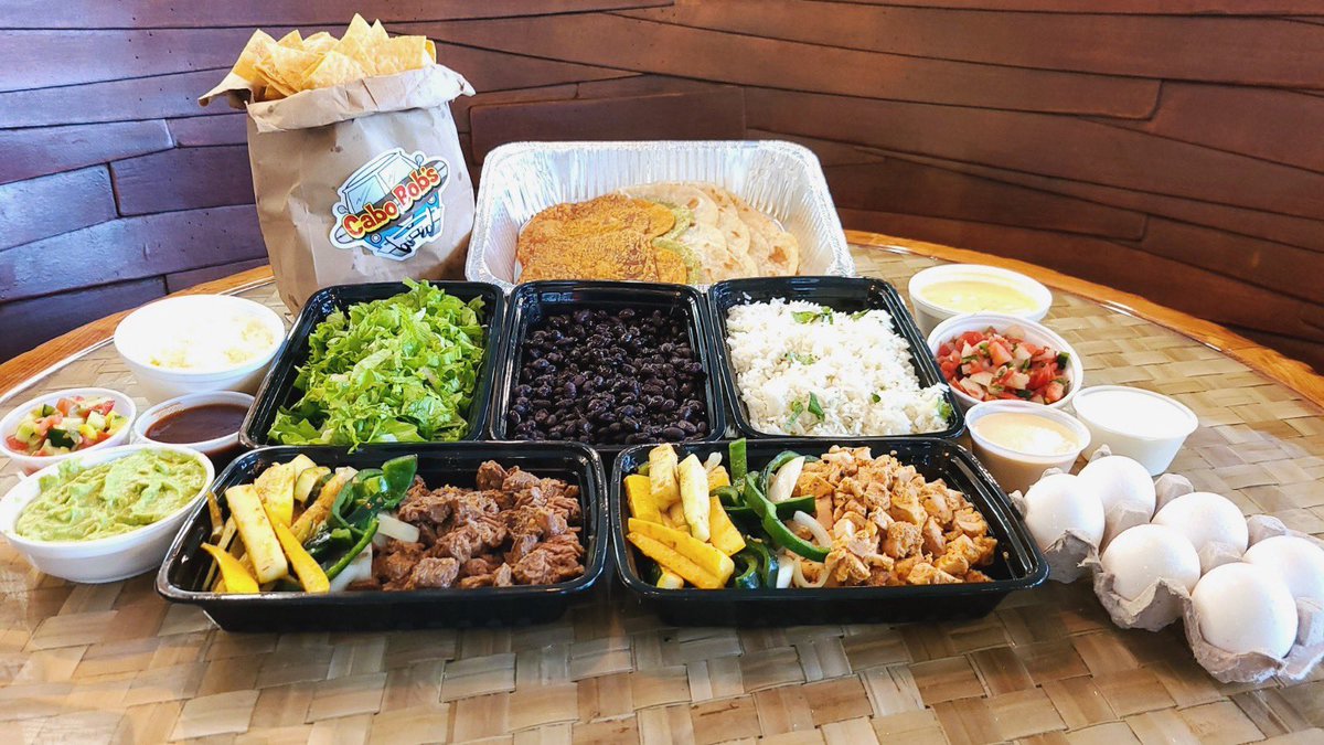 Feed a family in need with one of our Comfort Food Care Packages. For $75, the package will feed a family of 6-8. Cabo Bob’s will personally deliver the packages to a family in need. Thank you for helping us help serve our communities! ordering.app/cabobobs/ander…