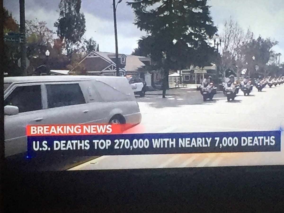 ⁦<a href="/NBCNews/">NBC News</a>⁩ you have a typo. 270,000 deaths or 270,000 cases? 7,000 deaths?