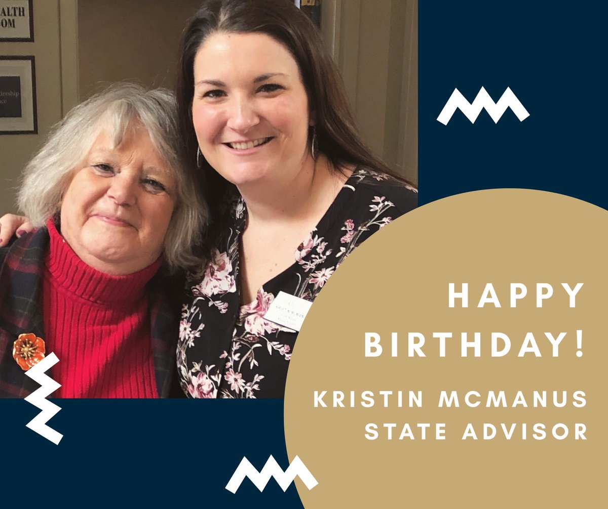 MassBPAPS's tweet photo. Today we would like to wish a very special someone a happy birthday! Mrs. McManus is serving as our State Advisor and works tirelessly to ensure that our students have the best opportunities. Thank you for all that you do for Massachusetts BPA Post-secondary! #BPAAllDay #MABPA https://t.co/5C8PKpzP31