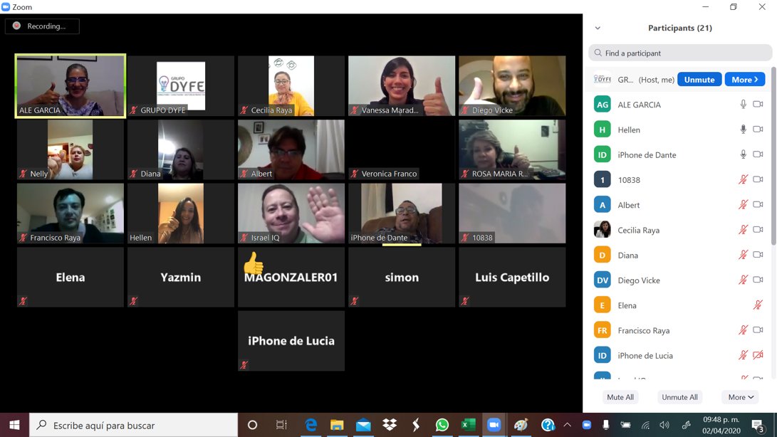 ¡Gracias a todos por su participación! Estén pendientes de nuestros próximos cursos en línea #webinar