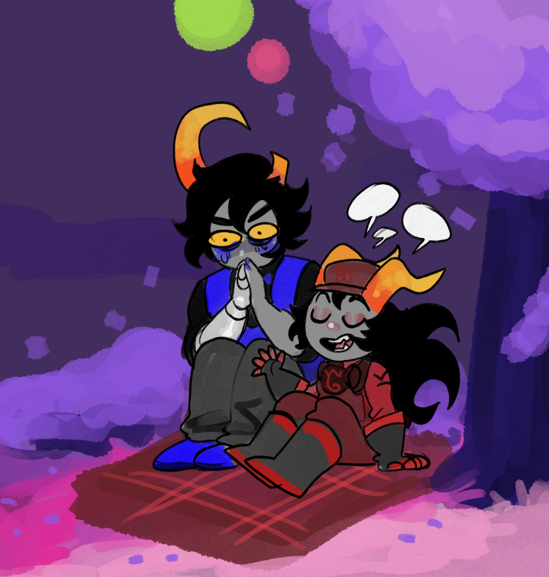 MikkytheHamster's tweet photo. A fan adventure can come in different formats and ofc im still a huge fan of @t3stisim .
pls play it !.

Also have this  , they are having a feelings jam under the tree ! 

#t3stisim #FAweek #fansim #qerelo #canela https://t.co/aH8LdCJAFv