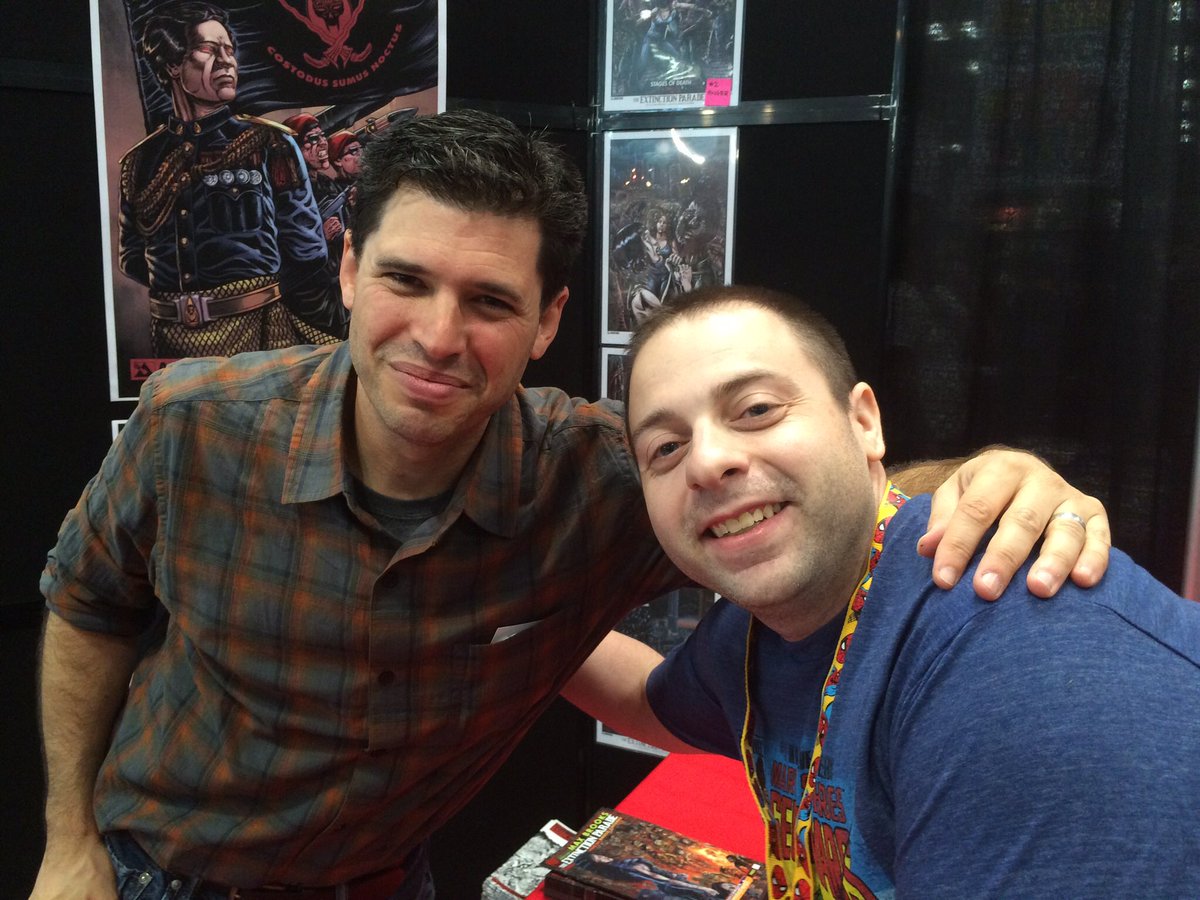 Seeing how we are all locked down waiting for some zombie apocalypse I thought I’d post the time I had the privilege to meet <a href="/maxbrooksauthor/">Max Brooks</a> at <a href="/NY_Comic_Con/">New York Comic Con</a> &amp; got him to sign my copy of World War Z. Such a great guy &amp; talked to me for quite the while
