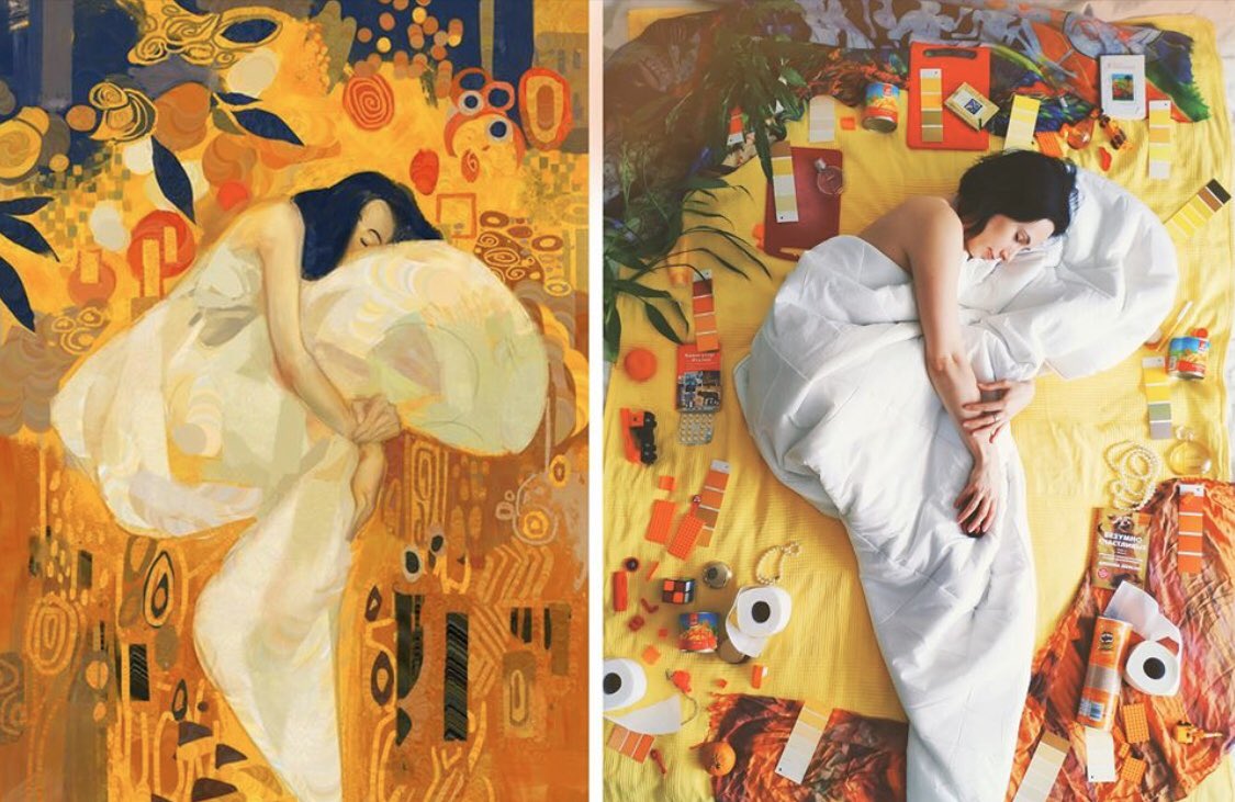 AbaldeMaria's tweet photo. 🇷🇺 Los rusos en una cuarentena. Conviértete en una obra de arte con lo que tengas por casa (sin tecnología mediante). Escogí mis favoritos más por ocurrencia que por imitación. Hay verdaderas joyas. https://t.co/iUIoBOCV1H