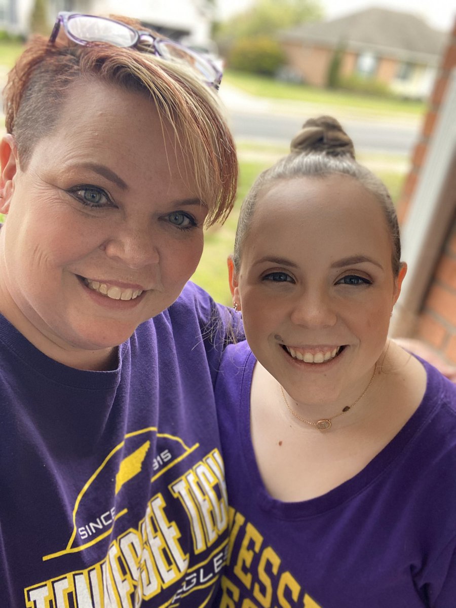 gtownjmo's tweet photo. Couldn’t think of a better person to share my #FutureIsBright Friday!  I’m a Proud member of the @tennesseetech Class of 1997! 
She’s ready to start her journey there too! #WINGSUP @GhsSpiritParade #ClassOf2020 https://t.co/1oa5TR7KOX