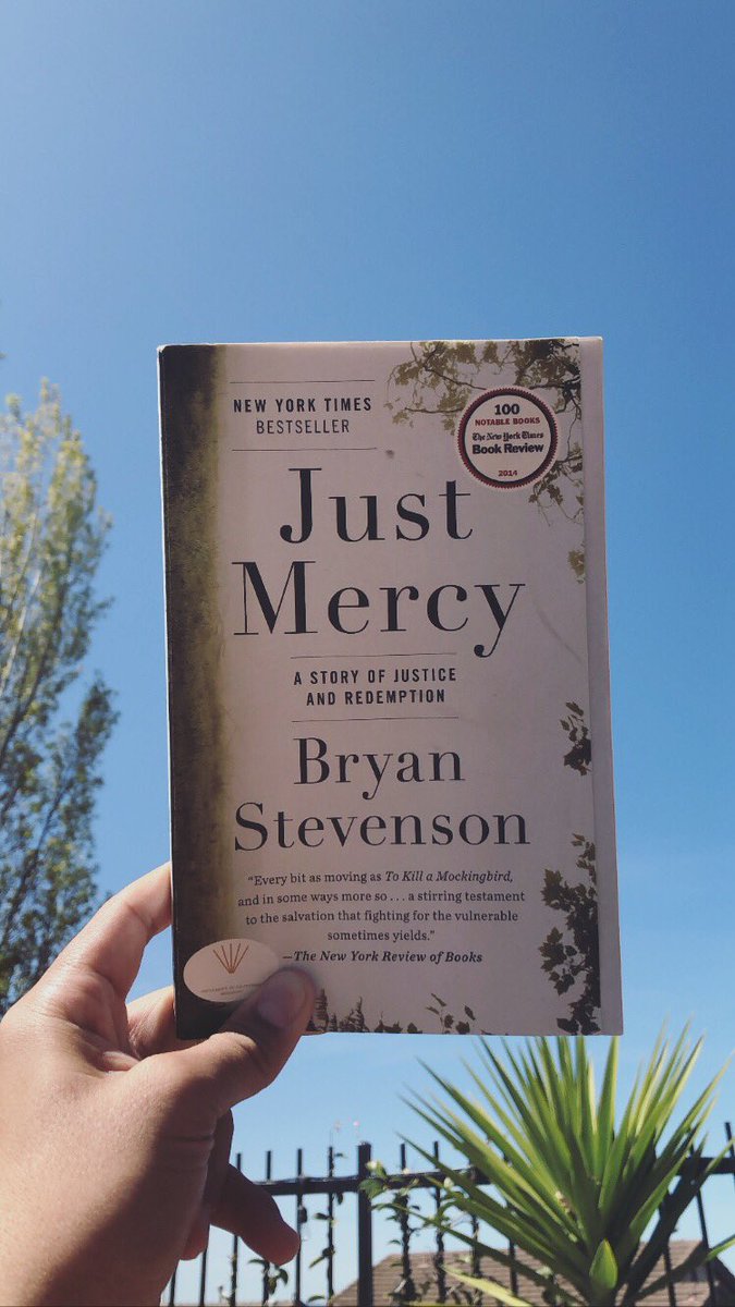 13. Just Mercy by Bryan StevensonPage Count: 349 (4,256 total)Began: March 28thFinished: April 3rd