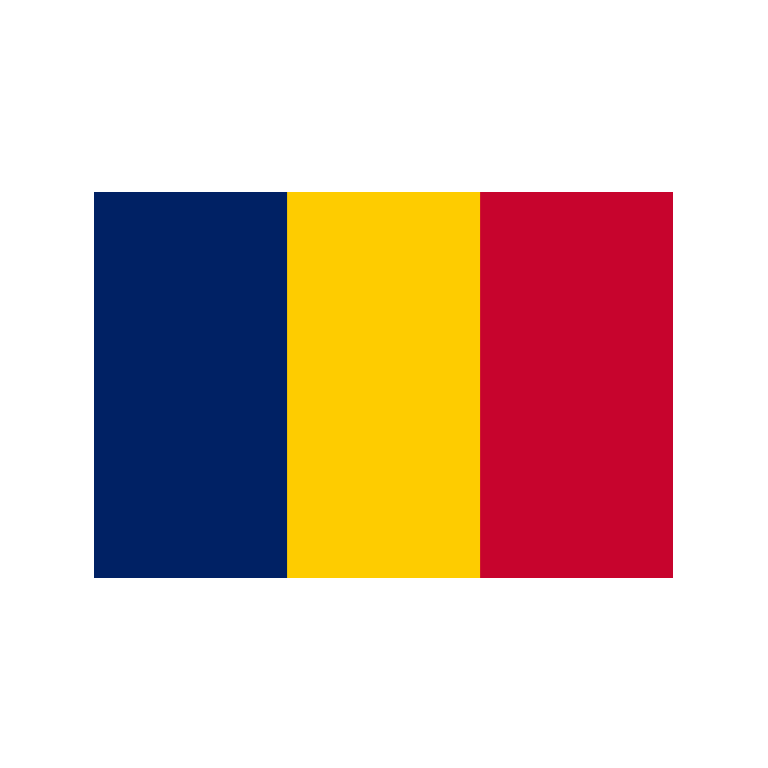 ポテト一郎 ルーマニアとチャドの国旗