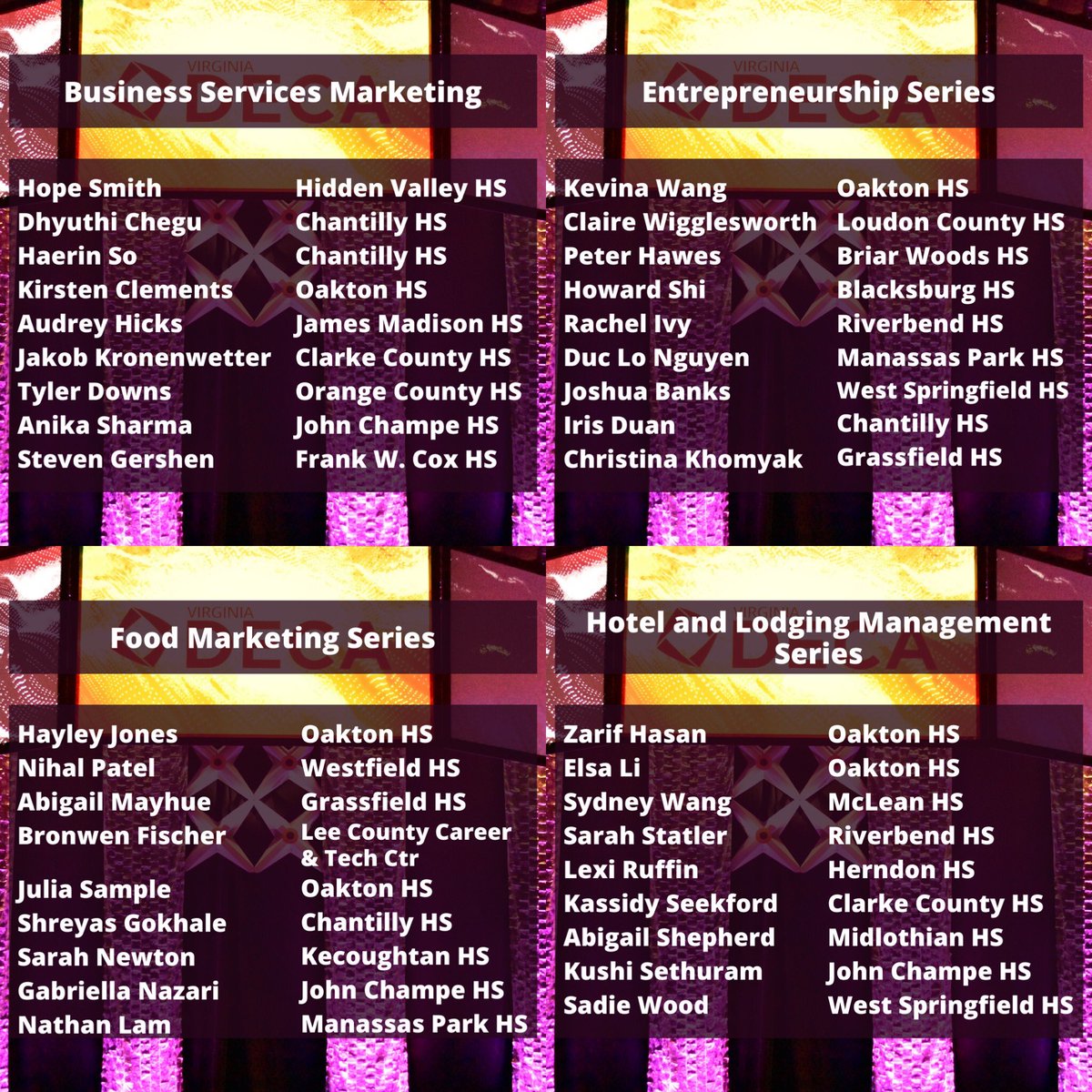 Virginia DECA tweet media