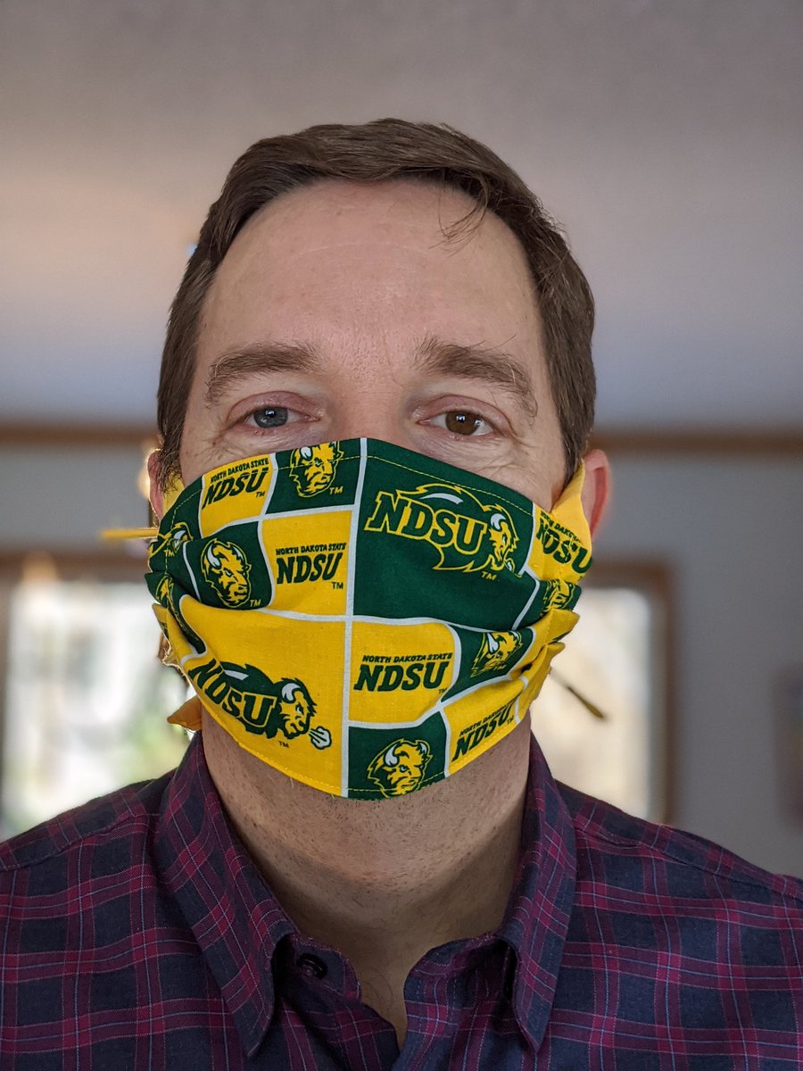 MikeKesslerPhD's tweet photo. #HomeMadeMask #GoBison https://t.co/RYkgX7DqOQ
