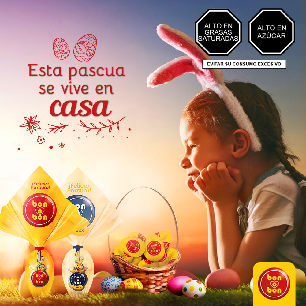 Hagamos de la cuarentena un momento dulce junto a la familia. ¡Felices pascuas en casa! 😊 #QuedateEnCasa #EndulzaloConBOB