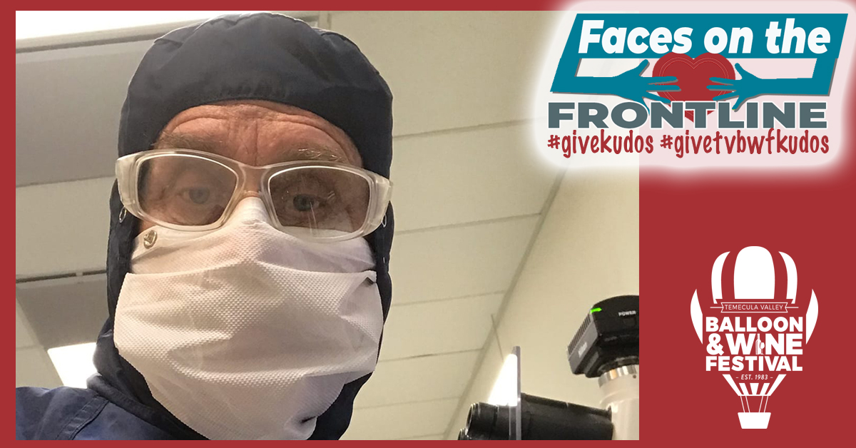 👍❤️#givekudos to Patrick Cullison, Stella_Artois Chairman at the Festival. He's on the job making power management integrated circuit (IC) chips for medical testing equipment. Thanks Patrick! #Facesonthefrontline. 👏